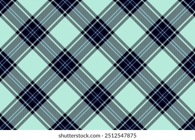 Vichy textile tartan vector, purity plaid pattern seamless. Fiber fabric check texture background in black and light colors palette.