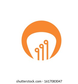 vick guitar logo design simple modern template