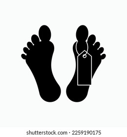 Victim Icon. Dead body Symbol - Vector.