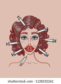 victim of plastic surgery and inejections