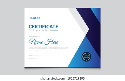 victor certificate template. professional certificate template diploma award design