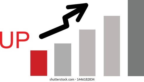 victor Graphic  up sign arrow  