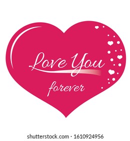 Victor has a heart and a written message that loves her forever.