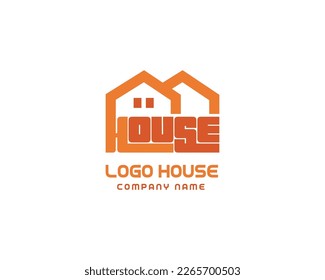 Victor House logo. It is characterized by simplicity and can be used for real estate and buildings