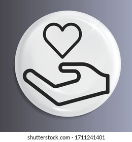 A victor symbol of spreading love.