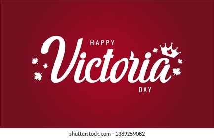 Victoria day card or background. vector illustration.