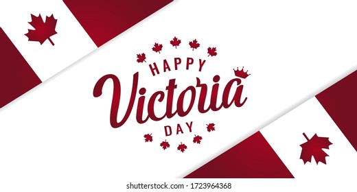 Victoria day card or background. vector illustration