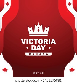 Victoria Day Celebrate Design Background