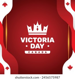 Victoria Day Celebrate Design Background