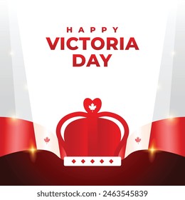 Victoria day design illustration collection