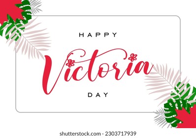 Victoria Day Holiday concept. Template for background, banner, card, poster, t-shirt with text inscription - Shutterstock ID 2303717939