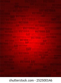 Victoria Day with same text on red gradient background.