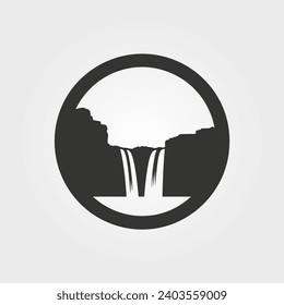 Victoria Falls icon - Simple Vector Illustration