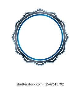 Victorian Art Vector Circular Frame Blank Stock Vector (Royalty Free ...