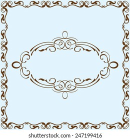 Victorian border is on blue