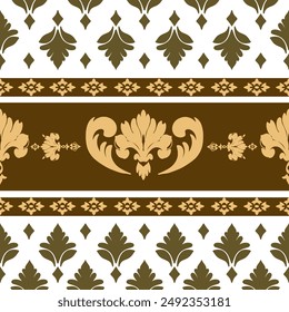 Victorian Damask Luxury Decorative Fabric Pattern