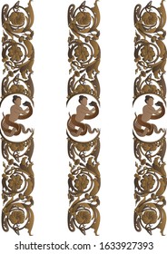 Victorian decorative border/ frame vector