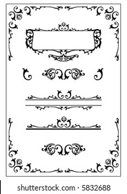victorian decorative design elements