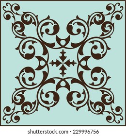 Victorian element is on blue