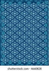 Victorian floral vector background