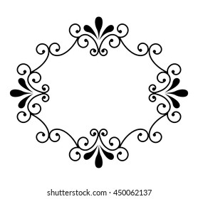 victorian frame isolated icon design, vector illustration  graphic 