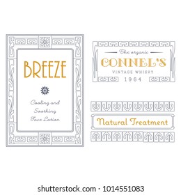 Victorian Frames Vector