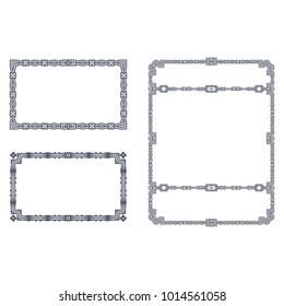 Victorian Frames Vector Set