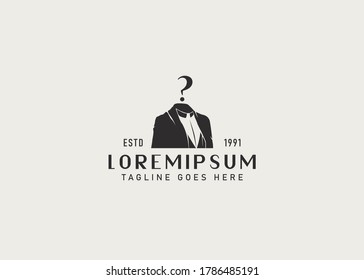 Victorian Gentleman Top unknown Man tuxedo logo design inspiration