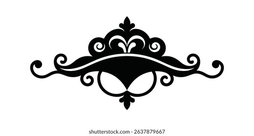 Victorian graphic element vector art illustration