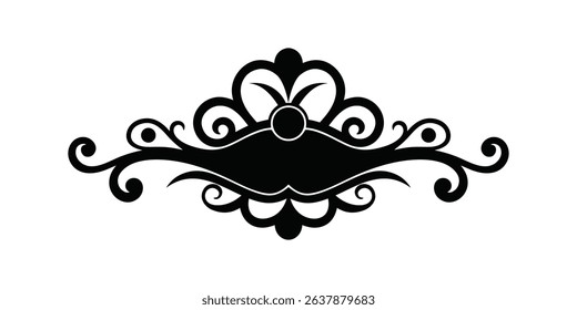 Victorian graphic element vector art illustration