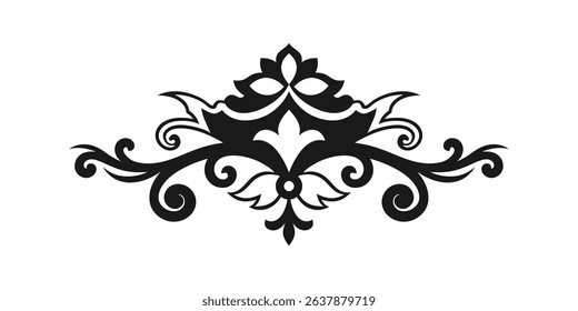 Victorian graphic element vector art illustration