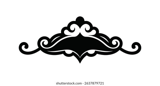 Victorian graphic element vector art illustration