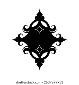 Victorian graphic element vector art illustration