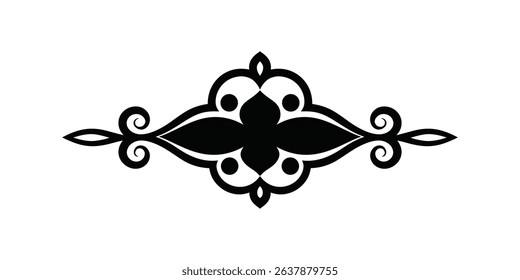Victorian graphic element vector art illustration