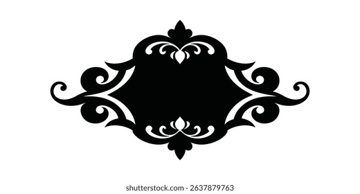 Victorian graphic element vector art illustration