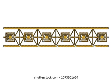 victorian line border style