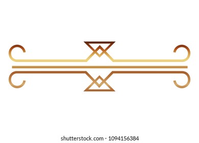 victorian line border style
