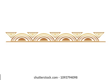 victorian line golden border style