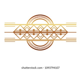 victorian line golden border style