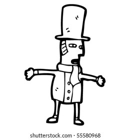 victorian man cartoon
