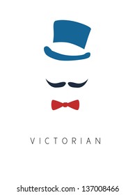 Victorian Man vintage vector
