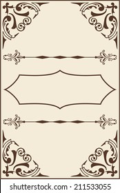 Victorian nice board is on beige