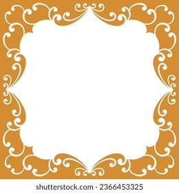 Victorian Ornament Frame for Wedding