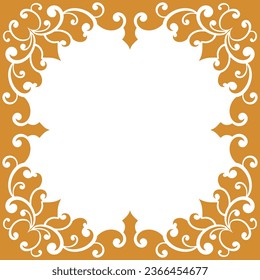viktorianischer Ornament-Rahmen für Hochzeiten