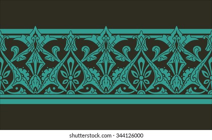 Victorian ornament. Gothic style and Renaissance