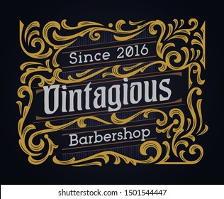 Victorian Ornament Old School Badge Hipster Design - Powered by Shutterstock - Get 15% off with code: PIKWIZARD15