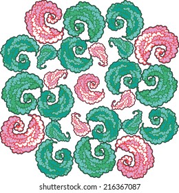 Victorian ornament, vector