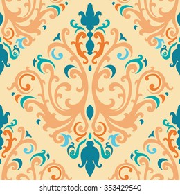 Victorian  seamless pattern, vector image