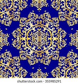 Victorian  seamless pattern, vector image