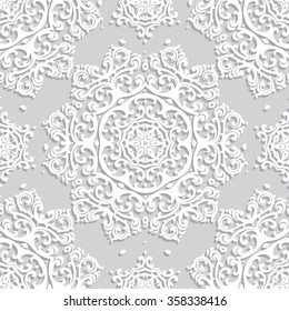 Victorian  seamless pattern, vector image